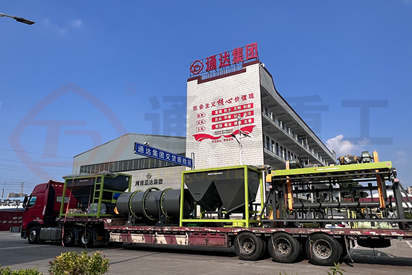 貴州遵義有機肥生產線發貨現場