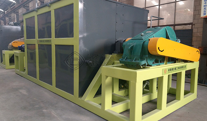 三層高溫好氧快速發酵設備有機肥臥式發酵罐