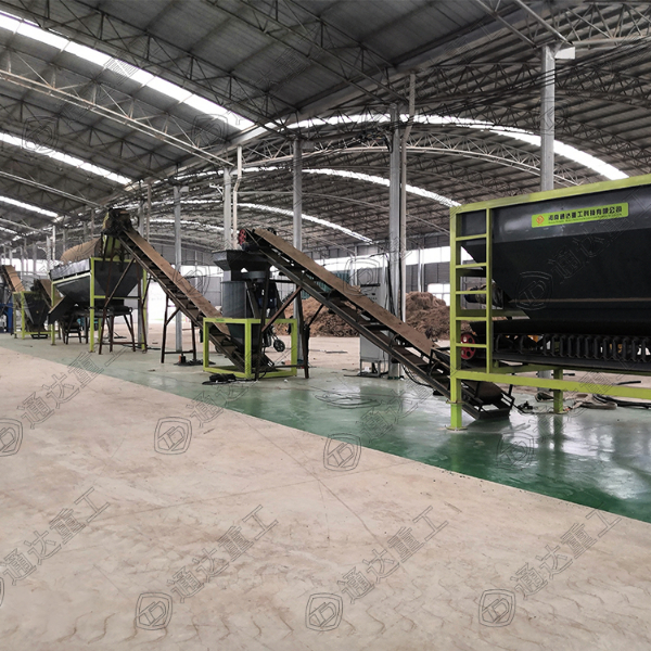 內蒙古粉狀牛羊糞有機肥生產線